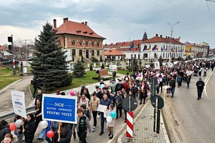 Marsul pentru Viata 2026 la Radauti Viata este darul lui Dumnezeu FOTO