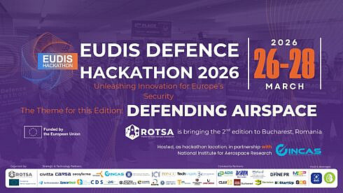 Premii in valoare de 20000 de euro in numerar si servicii de suport pentru dezvoltare la hackathonul european eudis schema europeana de inovatie in aparare initiativa sub patronajul fondului european de aparare ce incepe astazi in bucuresti
