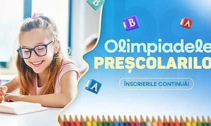Sute de gradinite din toata tara participa la campania nationala Olimpiadele Prescolarilor Inscrierile sunt in desfasurare