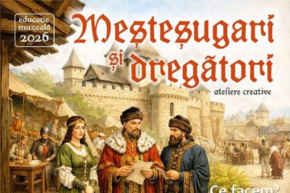 proiectul educational mestesugari si dregatori organizat de muzeul national al bucovinei la cetatea de scaun a sucevei este destinat elevilor din clasele V XII si se va desfasura pe parcursul anului scolar