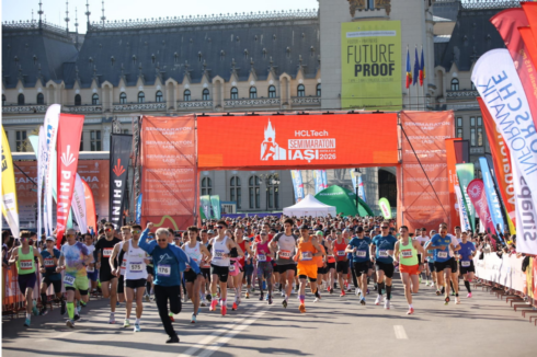 26 335 km de determinare Semimaratonul Iasi 2026 cel mai mare eveniment de alergare din Nord Estul Romniei 3064 de participanti uniti pentru educatia copiilor vulnerabili