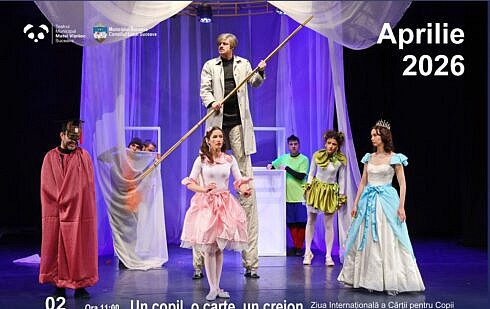 A fost publicat programul lunii aprilie la Teatrul Matei Visniec din Suceava Acesta include spectacole si un dialog cu dramaturgul Matei Visniec cu ocazia Zilei Cartii si a Drepturilor de Autor foto