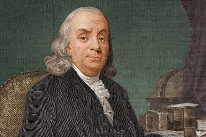 Aici zace hran pentru viermi Benjamin Franklin 1790