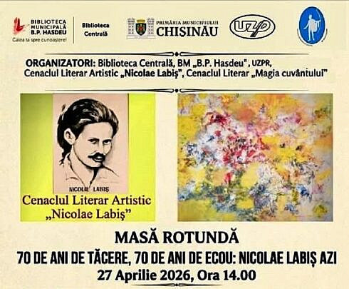 Anul Nicolae Labis la Chisinau La evenimentul amplu va participa si sora poetului Margareta Labis