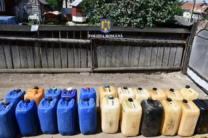 Femeie insarcinata din Vatra Dornei prinsa furand motorina din depozitul unei firme ajutata de concubin si de paznic
