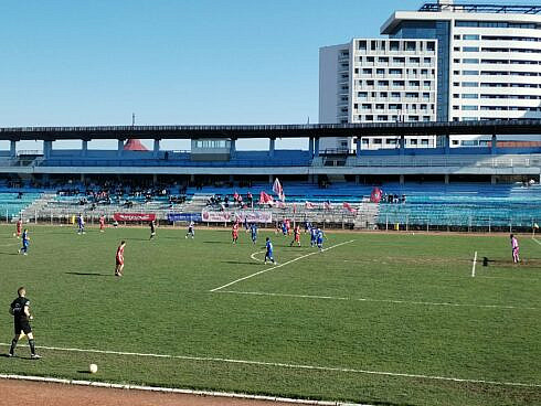 Fotbal Liga a III a Doar Cetatea Suceava a obtinut victoria in prima etapa a play off ului Soimii Gura Humorului a terminat la egalitate iar in play out Bucovina Radauti a suferit o infrangere