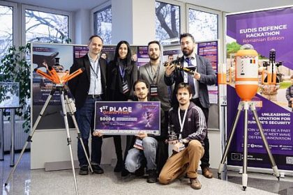 Un sistem inteligent de aparare aeriana care identifica si neutralizeaza amenintarile zburatoare la altitudine joasa a castigat editia a doilea a hackathonului EUDIS organizat de ROTSA