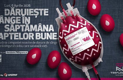 Vastint Romania organizeaza a sasea campanie de donare de sange si introduce pentru prima data Pauza de Fapte Bune la Timpuri Noi Square