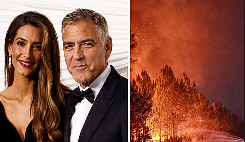 George si Amal Clooney nevoiti sa paraseasca casa din Franta din cauza incendiilor Facem parte din comunitate