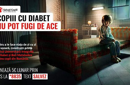 AU Primul pat din ace campania prin care Organizatia Salvati Copiii intentioneaza sa dezvolte prima Clinica Universitara Integrata de Diabet pentru copii din Romania