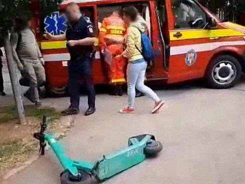 Accident grav cu scuter electric la Falticeni