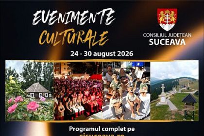 Agenda culturala bogata in judet la sfarsitul verii De la festivalul Folkever din Siret la Targul Olarilor din Radauti si evenimentul Nicolae Labis de la Crucea Talienilor