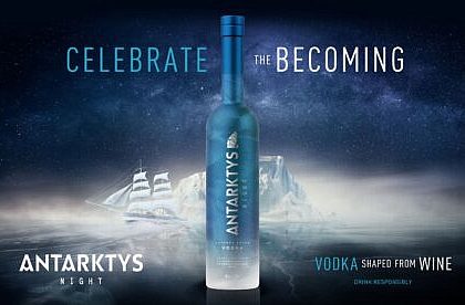 Alexandrion Group lanseaza Antarktys Night o vodca superpremium realizata din vin de Fetesc Neagra