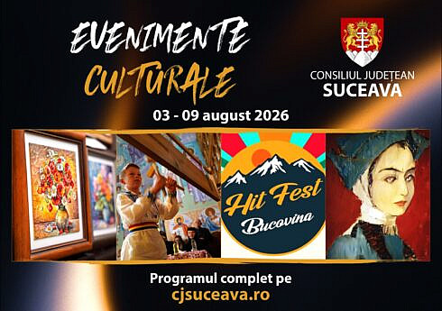 CJ Suceava le ofera sucevenilor si turistilor o noua agenda saptamanala Haddaway Fun Factory si Georgiana Lobont vor sustine concerte la festivalul Hit Fest Bucovina