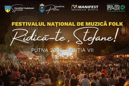 Cel mai mare festival de muzica folk din tara se deschide la Putna pe 28 si 29 august