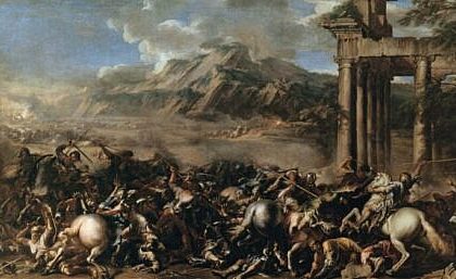 Cezar il invinge pe Pompeius la Pharsalos 48 iHr