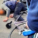 Dosar penal si amenda pentru un barbat de 41 de ani care in sevraj etanolic a cazut de pe bicicleta si si a despicat buza