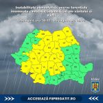 Dup a valul de canicula urm eaza furtuna Judetul Suceava sub avertizare cod galben de ploi torentiale si vant puternic