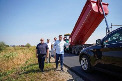 Gheorghe Soldan Rasca Slatioara Bogdanesti Modernizam drumul judetean DJ 155A pe o lungime de 18 kilometri
