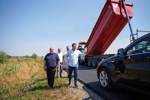 Gheorghe Soldan Rasca Slatioara Bogdanesti Modernizam drumul judetean DJ 155A pe o lungime de 18 kilometri