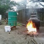 Incendiu cauzat de cazanul de distilare a rachiului