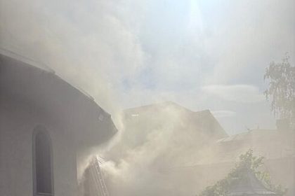 Incendiu la Paraclisul Manastirii din Sfantul Ilie Scheia