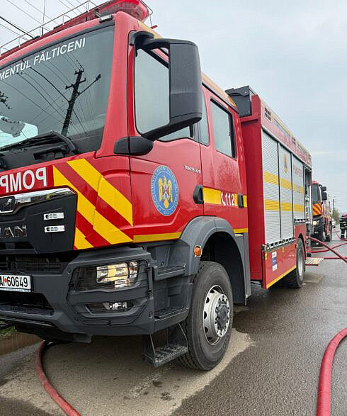 Incendiu la statia de epurare din Siret din cauza neglijentei unui angajat