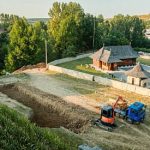La Adancata au demarat lucrarile pentru construirea unei noi biserici foto