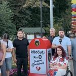 Loc instagramabil la kilometrul 0 al Radautilor o borna mare cu mesajul Radauti Inima Bucovinei Primarul Loghin indeamna oamenii sa faca o poza cu borna si sa o distribuie pe intreaga planeta foto