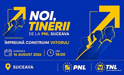 PNL Suceava ofera tinerilor suceveni oportunitatea de a se implica activ in viata comunitatii Peste 300 de tineri sunt asteptati la sediul liberalilor pentru o dezbatere cu primarii si reprezentantii PNL din administratie