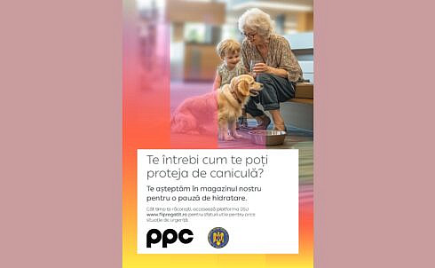 Pentru al doilea an la rand magazinele PPC Energie se transforma in puncte de adapost in zilele de canicula