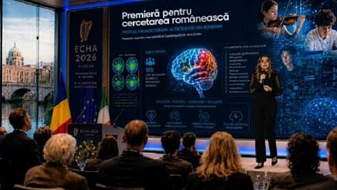 Premier in cercetarea romneasc Profilul neurocognitiv al excelenei din Romnia prezentat experilor internaionali la Conferina ECHA 2026 de la Dublin