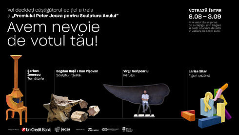 Premiul Peter Jecza pentru SCULPTURA ANULUI a treia editie in valoare de 8000 euro