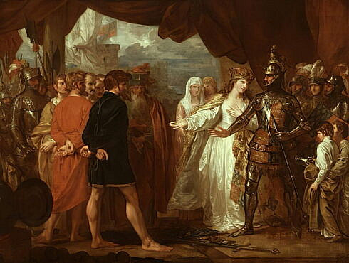 Regina Philippa ii salveaza pe cetatenii din Calais 1347