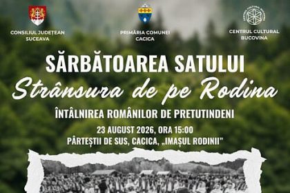 Sarbatorea satului Strangerea de pe Rodina duminica 23 august la Partestii de Sus