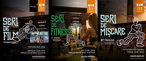 Seara de sport filme in aer liber si dans in parc Iulius Mall Suceava Particiapa la antrenamente si poti castiga un city break la Milano