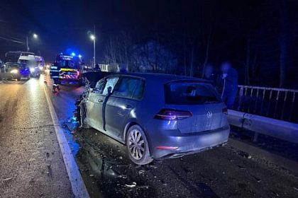 Soferita ranita de un conducator auto care a realizat o depasire periculoasa