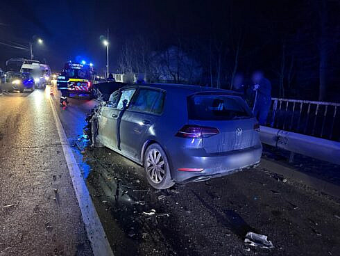 Soferita ranita de un conducator auto care a realizat o depasire periculoasa