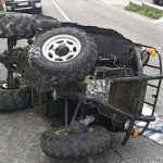 Tanar de 19 ani cu traumatism cranian sever dupa ce a cazut cu ATV ul pe sosea din cauza vitezei