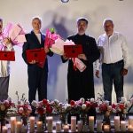 Un preot un actor si un caricaturist Cetateni de Onoare ai municipiului Falticeni Distinctiile le au fost acordate de primarul Catalin Coman in cadrul Gala Festivalului Birlic foto