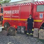 Unul dintre cele mai active si bine echipate Servicii Voluntare de Pompieri din judet cel din Cornu Luncii recunoscut si in strainatate Noul sef Catalin Vacarita a salvat Manastirea Bradatzel de flacari foto