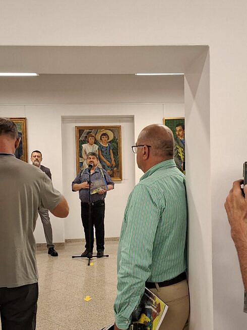 Vernisajul expozitiei Nicolae Stoica Ultimul mare interbelic la Muzeul de Istorie din Suceava foto