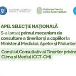 Vocea tinerilor in deciziile legates de clima si mediu Se lanseaza Consiliul Consultativ al Tinerilor pentru Clima si Mediu