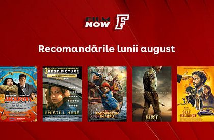pe film now proiectiile cinematografice continua fara pauza in luna august