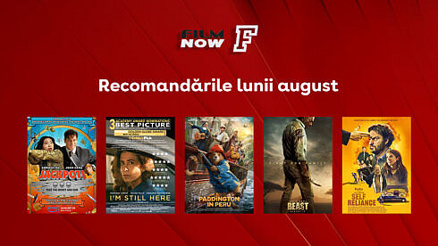 pe film now proiectiile cinematografice continua fara pauza in luna august