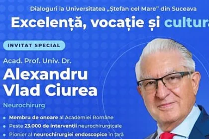 Academicianul Alexandru Vlad Ciurea, invitat de onoare la USV Suceava