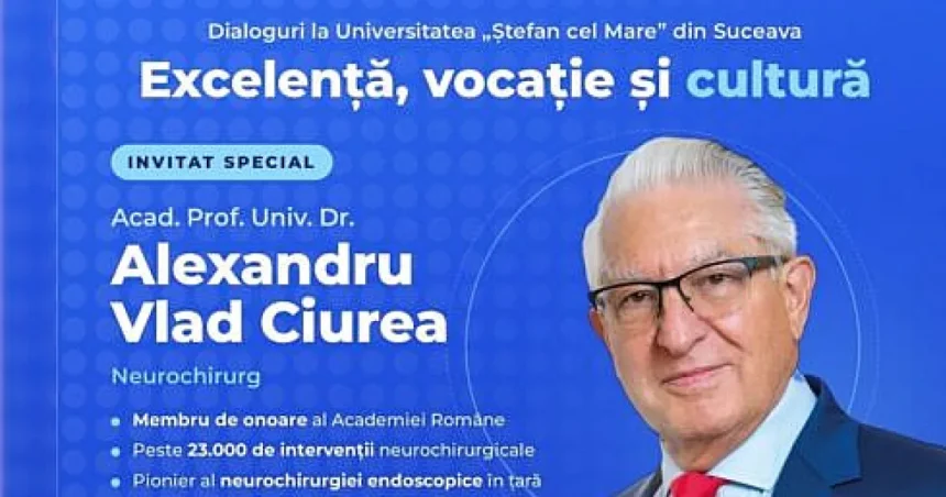 Academicianul Alexandru Vlad Ciurea, invitat de onoare la USV Suceava