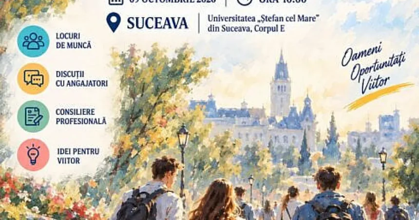 AJOFM Suceava organizează bursa locurilor de muncă pentru absolvenți în patru localități
