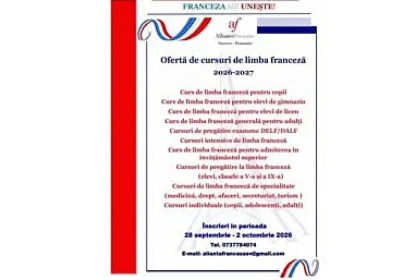 Alianța Franceză din Suceava prelungește înscrierile pentru cursurile de limba franceză
