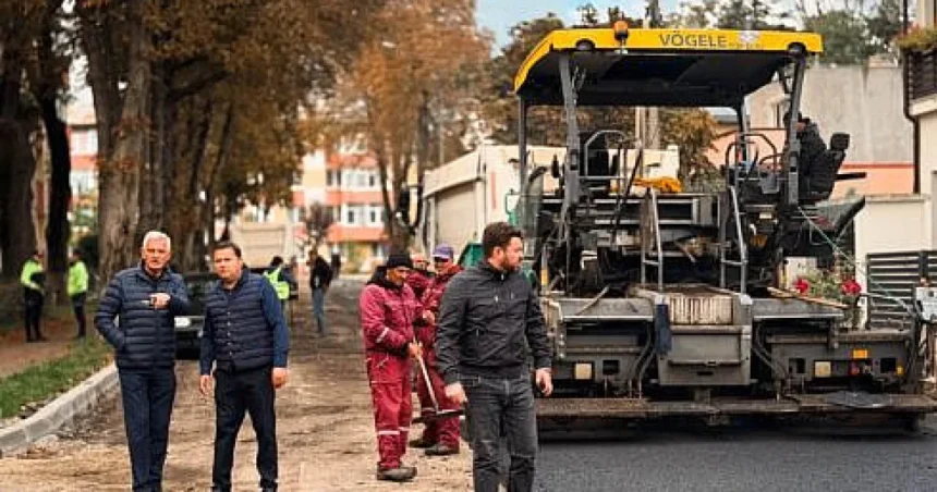 Asfaltare pe Petru Rareș și Alexandru cel Bun din Rădăuți